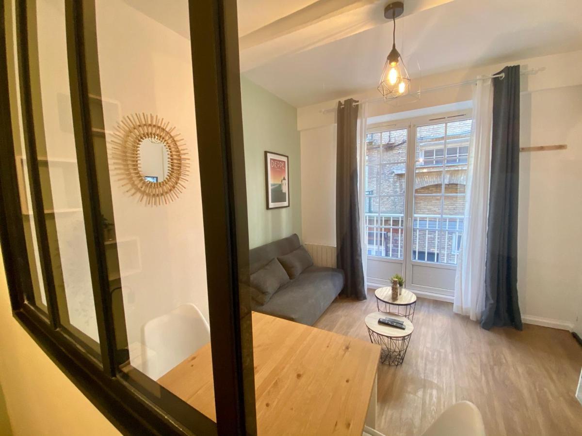 Apartamento La Coquille - Centre Historique Parking Gratuit Dieppe Exterior foto